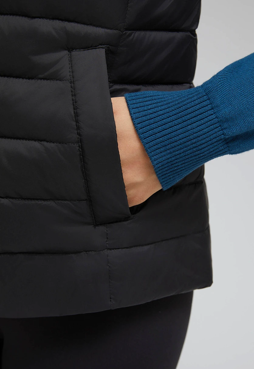 Стеганый пуховый жилет, Модель BAS-10073, Фото №6