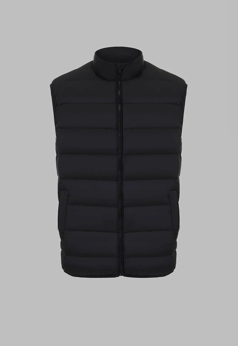 Стеганый пуховый жилет, Модель BAS-20053, Фото №2