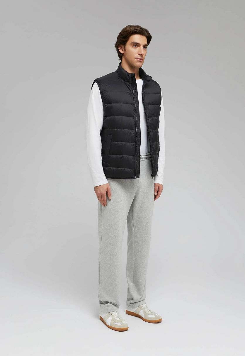 Стеганый пуховый жилет, Модель BAS-20053, Фото №3