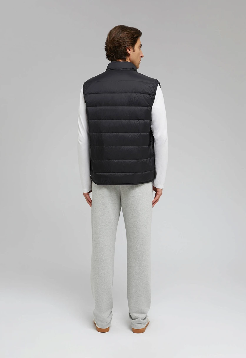 Стеганый пуховый жилет, Модель BAS-20053, Фото №4