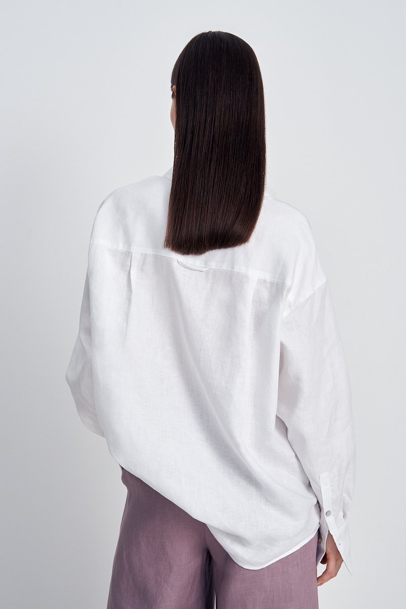 Женская рубашка с длинными рукавами, Модель BAS-100168, Фото №5