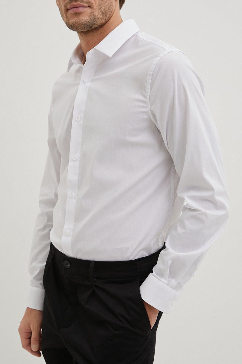 Рубашка прямого кроя, Модель BAS-20088, Фото №3