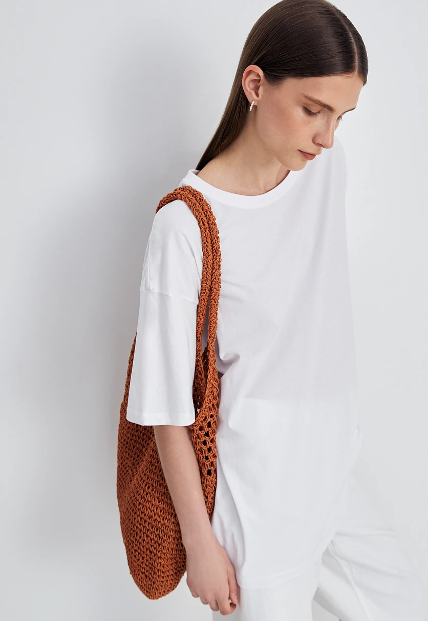 Футболка oversize силуэта, Модель BAS-100107, Фото №3