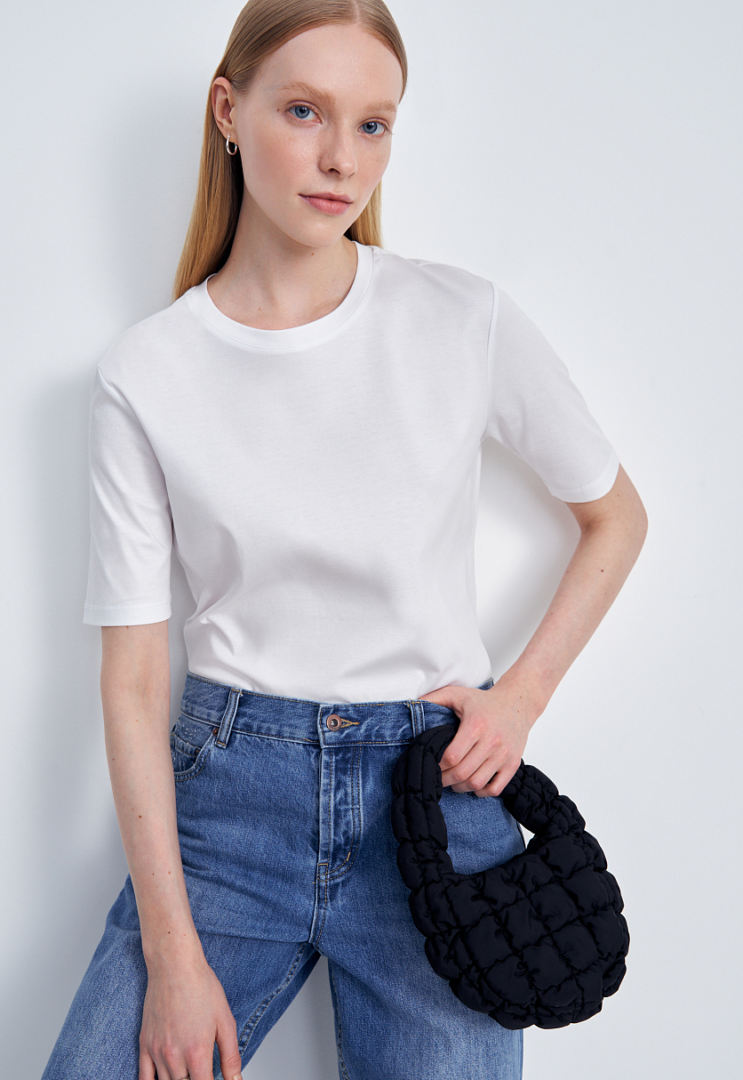 Футболка из мерсеризованного хлопка