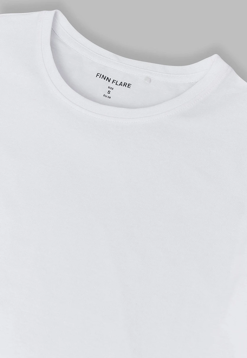 Приталенная футболка из джерси, Модель BAS-100195, Фото №5