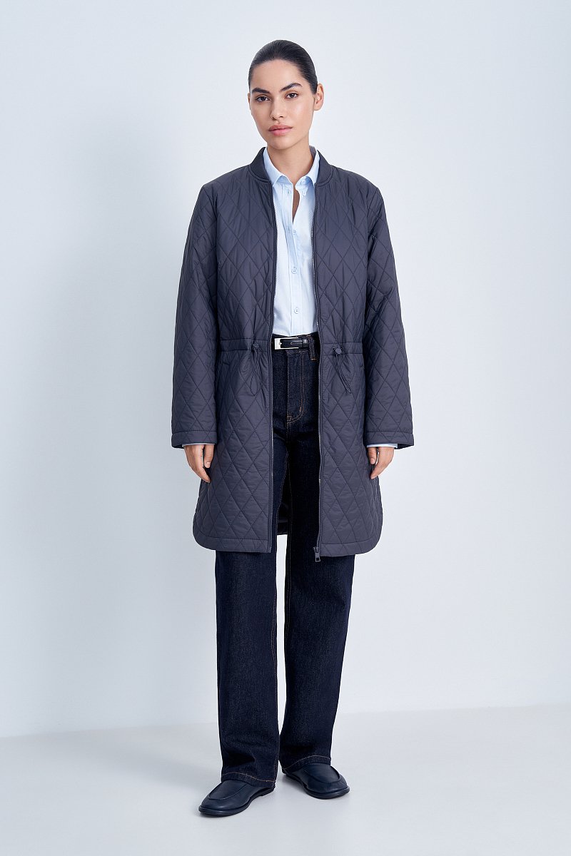 Стеганое утепленное пальто, Модель BAS-10077, Фото №2