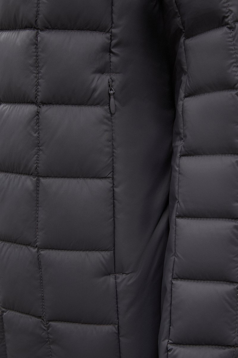 Стеганое пуховое пальто, Модель BAS-10079, Фото №7