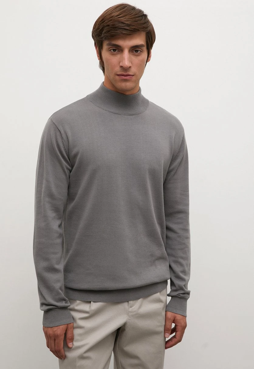 Джемпер прямого силуэта из хлопка, Модель BAS-20107, Фото №1