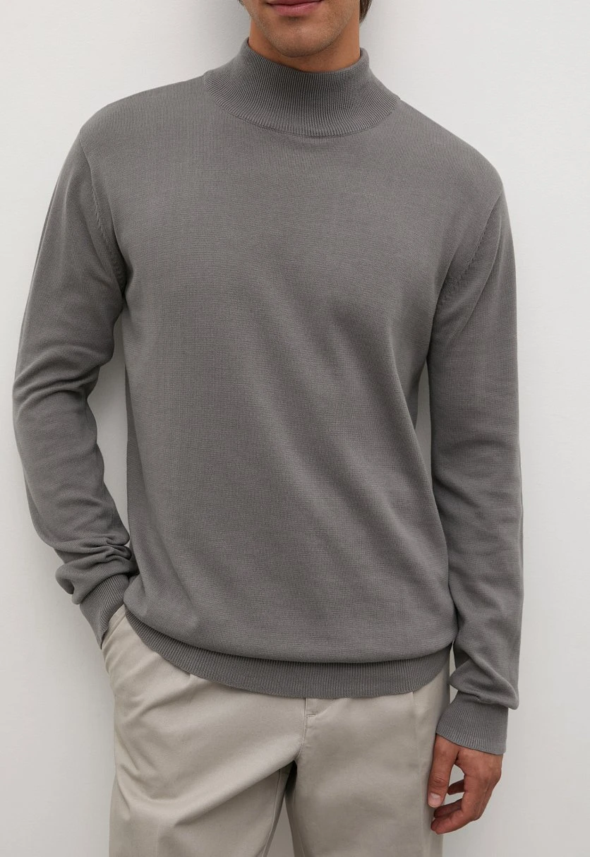 Джемпер прямого силуэта из хлопка, Модель BAS-20107, Фото №3