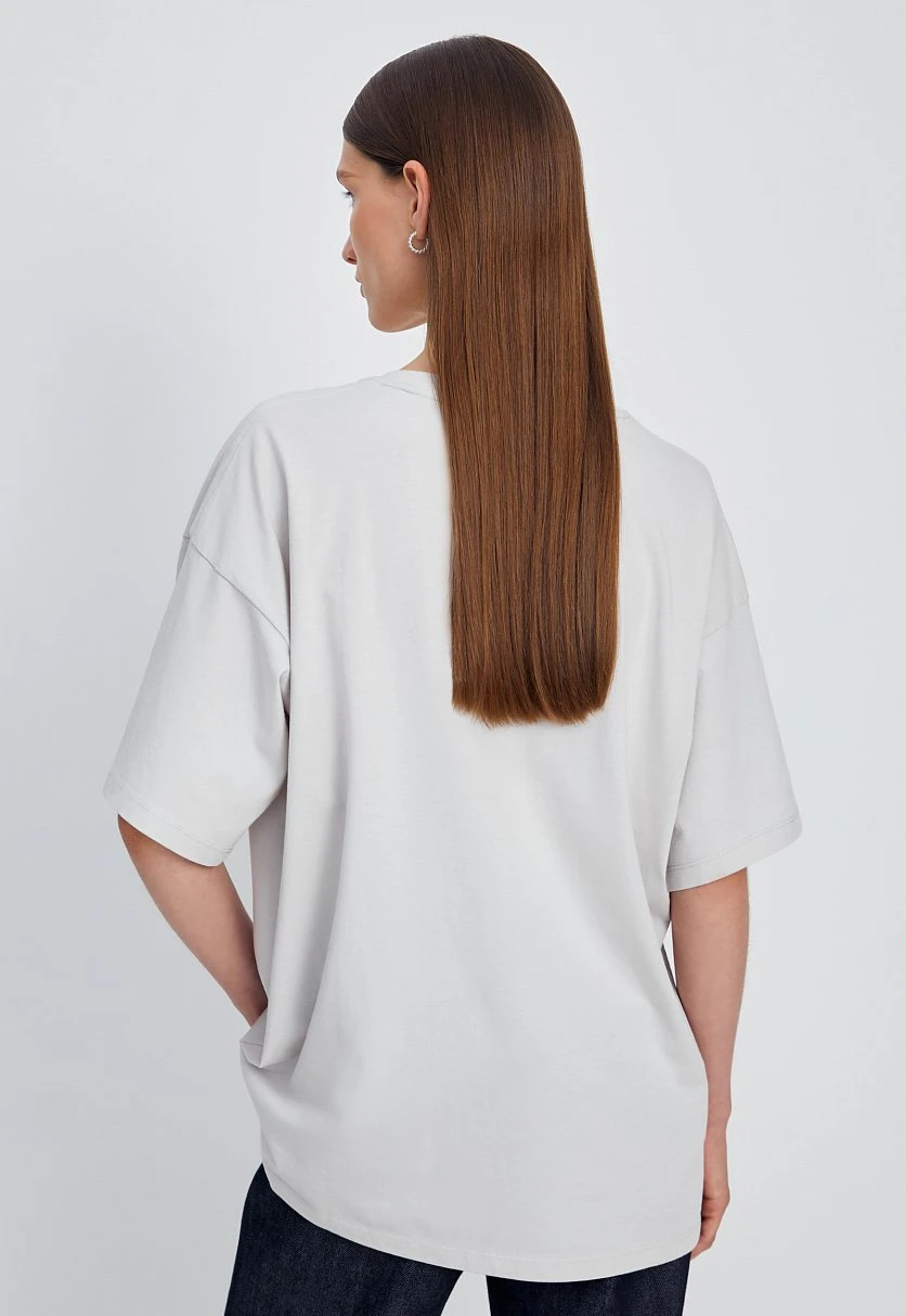 Футболка oversize силуэта, Модель BAS-100107, Фото №5