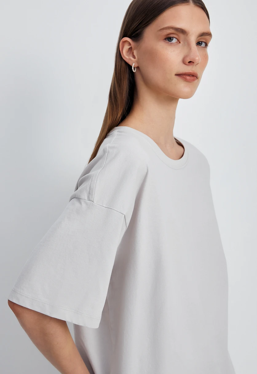 Футболка oversize силуэта, Модель BAS-100107, Фото №6