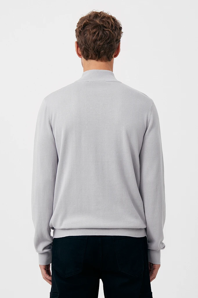 Джемпер прямого силуэта из хлопка, Модель BAS-20107, Фото №4