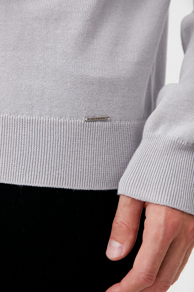 Джемпер прямого силуэта из хлопка, Модель BAS-20107, Фото №5