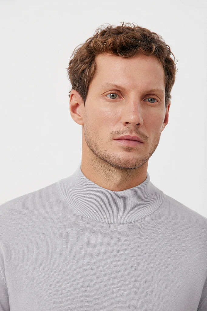 Джемпер прямого силуэта из хлопка, Модель BAS-20107, Фото №6