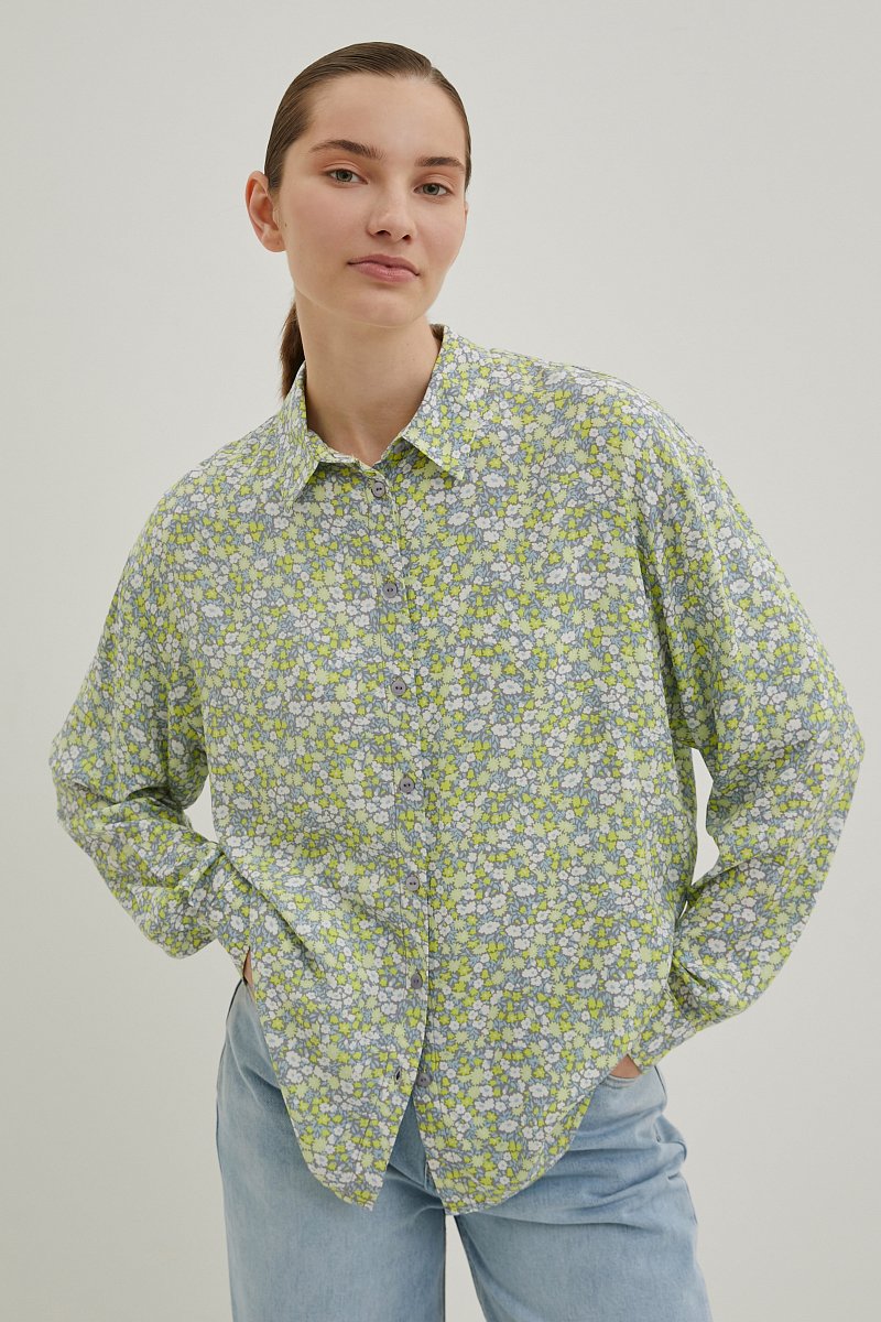 Рубашка прямого кроя, Модель BAS-10040, Фото №1