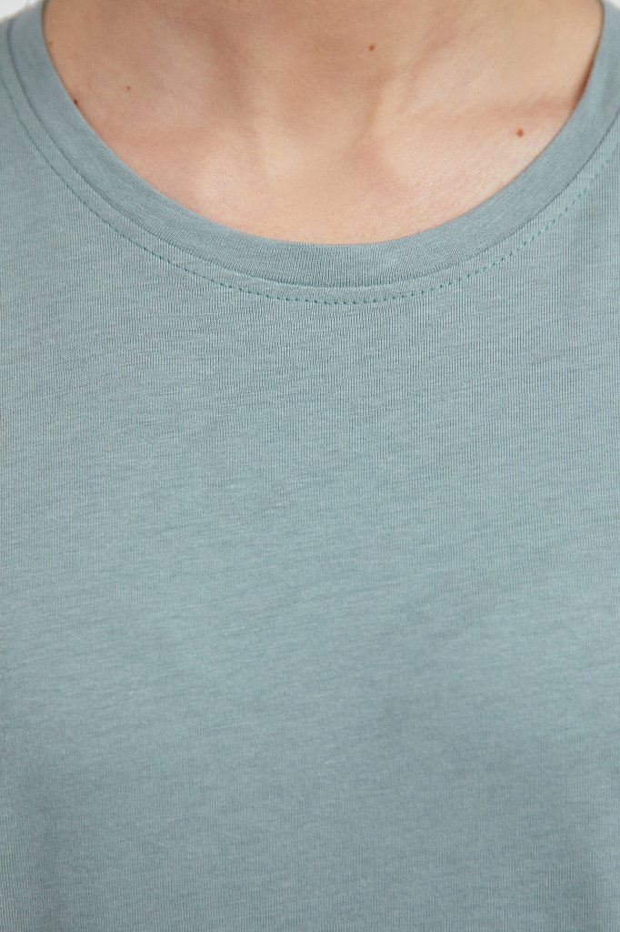 Базовая футболка с круглым вырезом, Модель BAS-10012, Фото №5