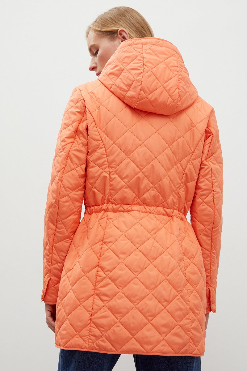 Стеганая утепленная куртка с капюшоном, Модель BAS-10088, Фото №5