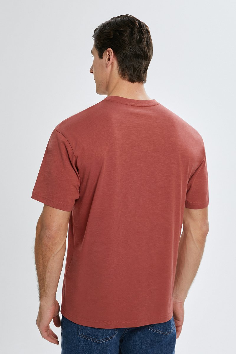 Базовая футболка из хлопка, Модель BAS-20048, Фото №5