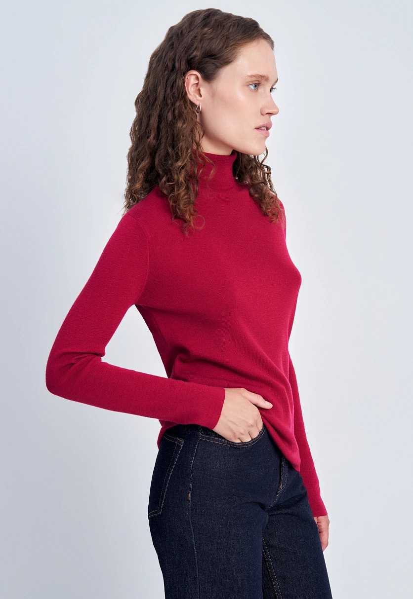 Водолазка приталенного силуэта, Модель BAS-10155, Фото №4