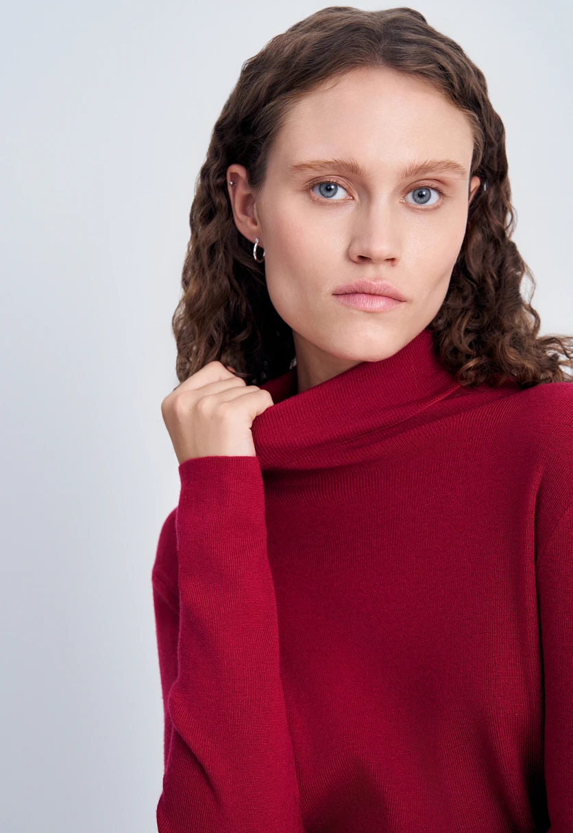 Водолазка приталенного силуэта, Модель BAS-10155, Фото №6