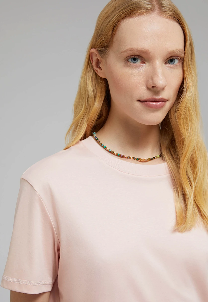 Футболка из мерсеризованного хлопка, Модель BAS-100161, Фото №5