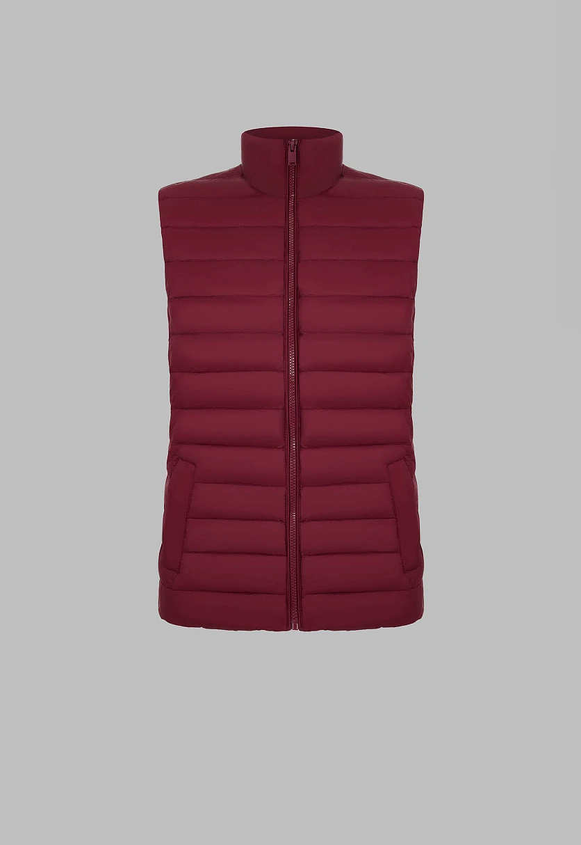 Стеганый пуховый жилет, Модель BAS-10073, Фото №2
