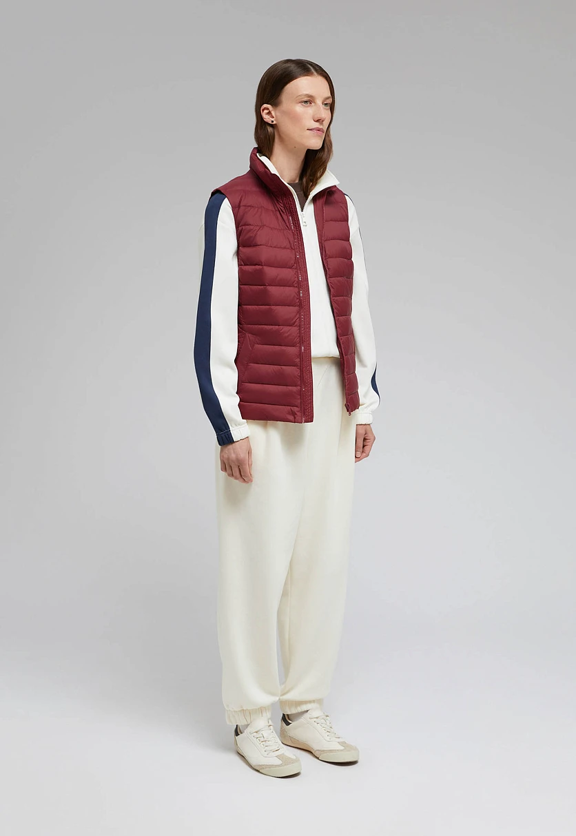 Стеганый пуховый жилет, Модель BAS-10073, Фото №3