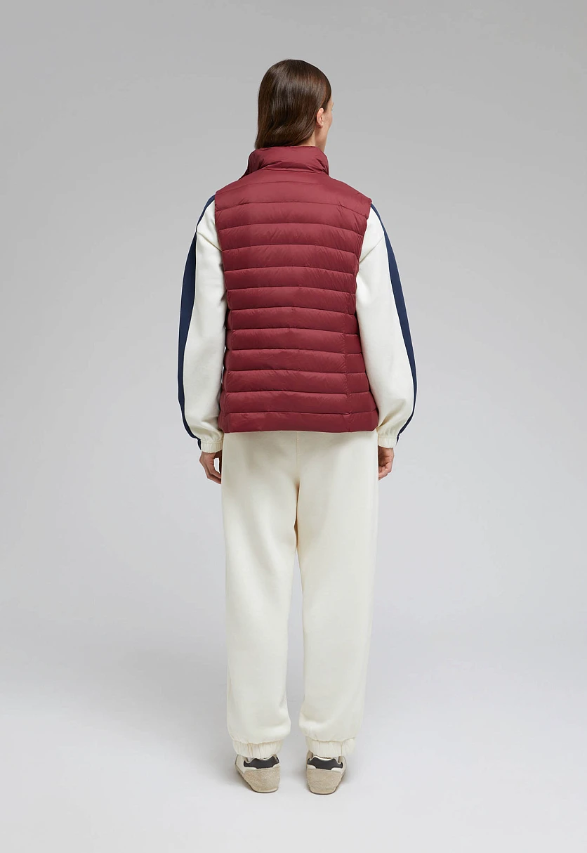 Стеганый пуховый жилет, Модель BAS-10073, Фото №4