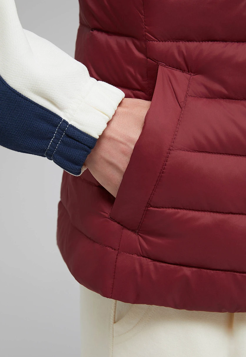 Стеганый пуховый жилет, Модель BAS-10073, Фото №6