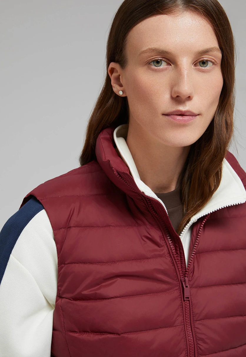 Стеганый пуховый жилет, Модель BAS-10073, Фото №8