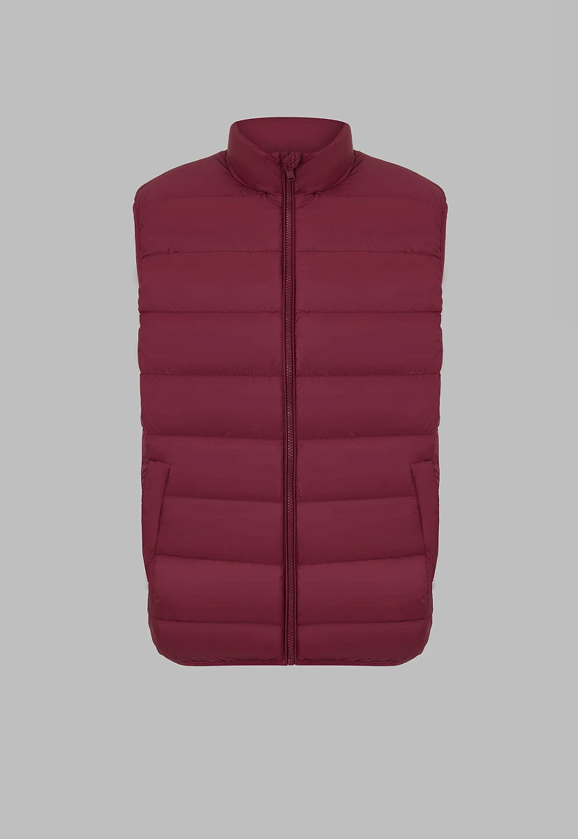 Стеганый пуховый жилет, Модель BAS-20053, Фото №2