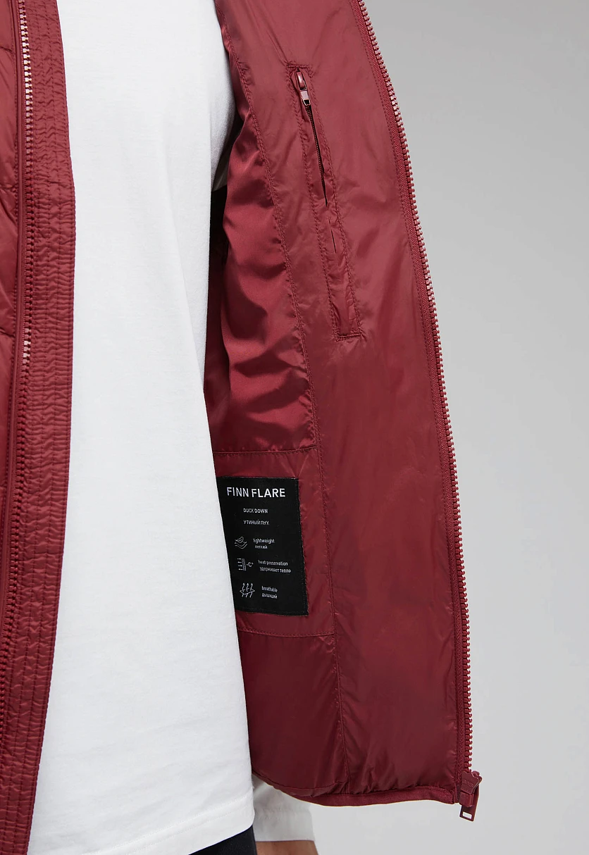 Стеганый пуховый жилет, Модель BAS-20053, Фото №8