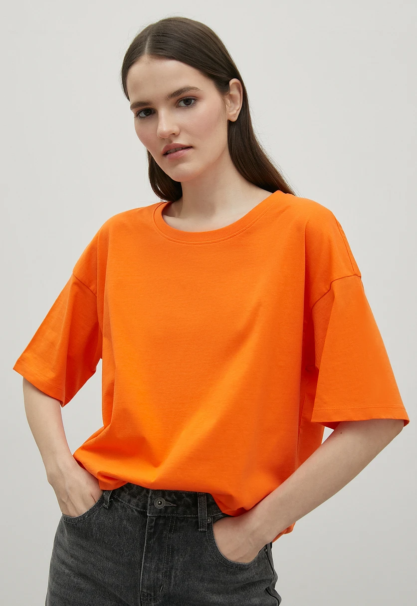Футболка oversize силуэта, Модель BAS-100107, Фото №1