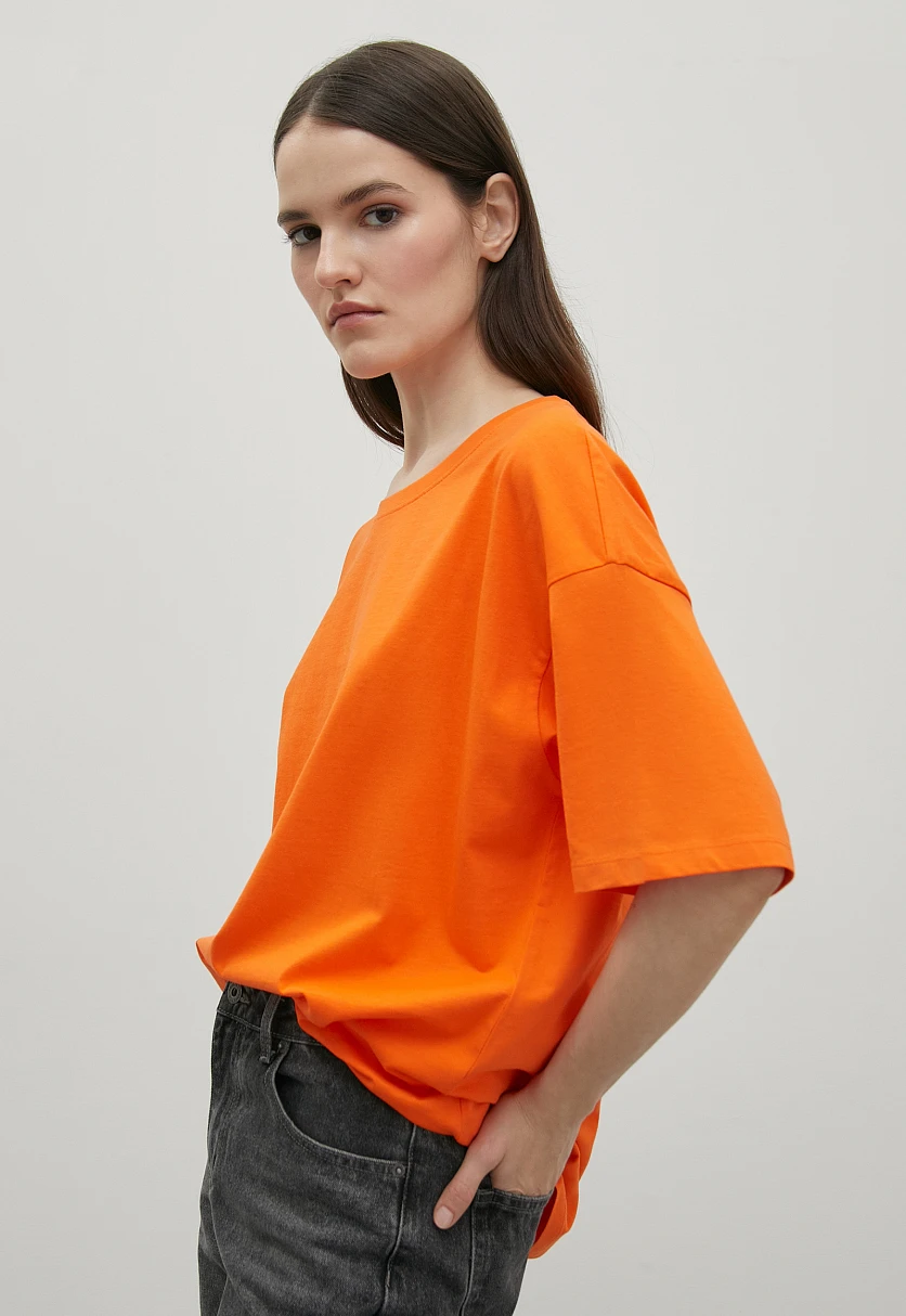 Футболка oversize силуэта, Модель BAS-100107, Фото №4