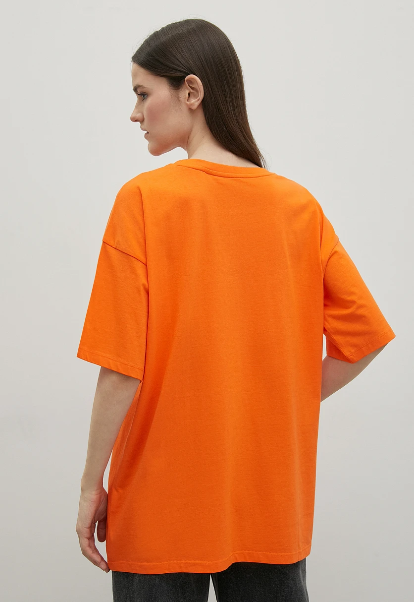 Футболка oversize силуэта, Модель BAS-100107, Фото №5