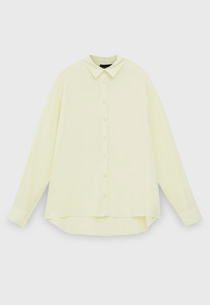 Блузка свободного кроя с отложным воротником, Модель BAS-10040, Фото №7