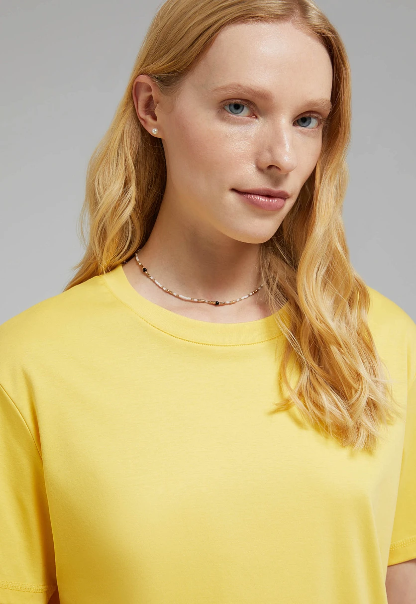 Футболка из мерсеризованного хлопка, Модель BAS-100161, Фото №5