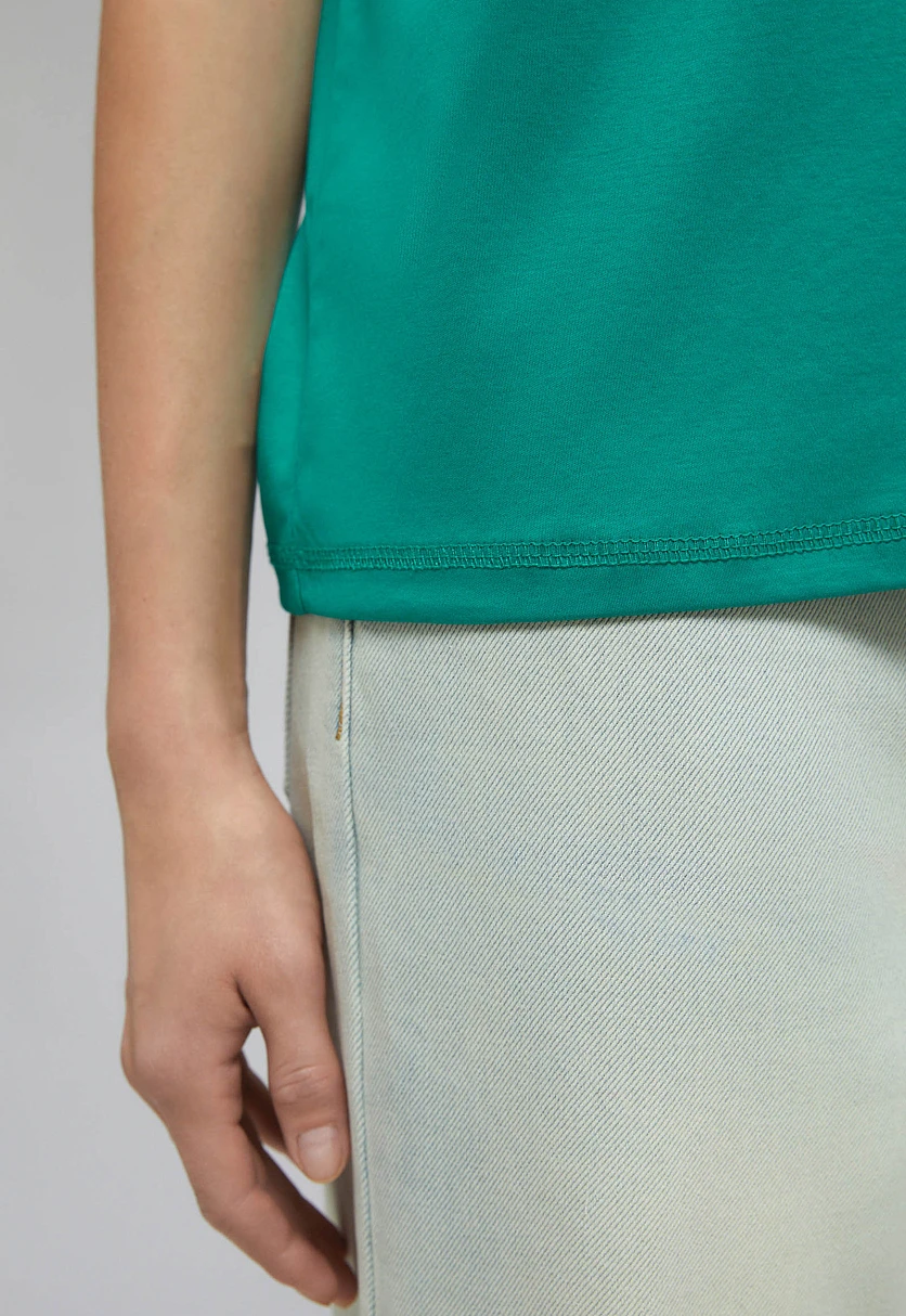 Футболка из мерсеризованного хлопка, Модель BAS-100161, Фото №5