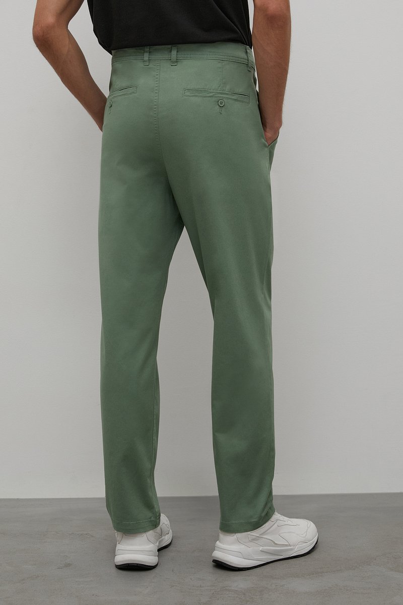 Хлопковые брюки tapered fit, Модель BAS-20066, Фото №5