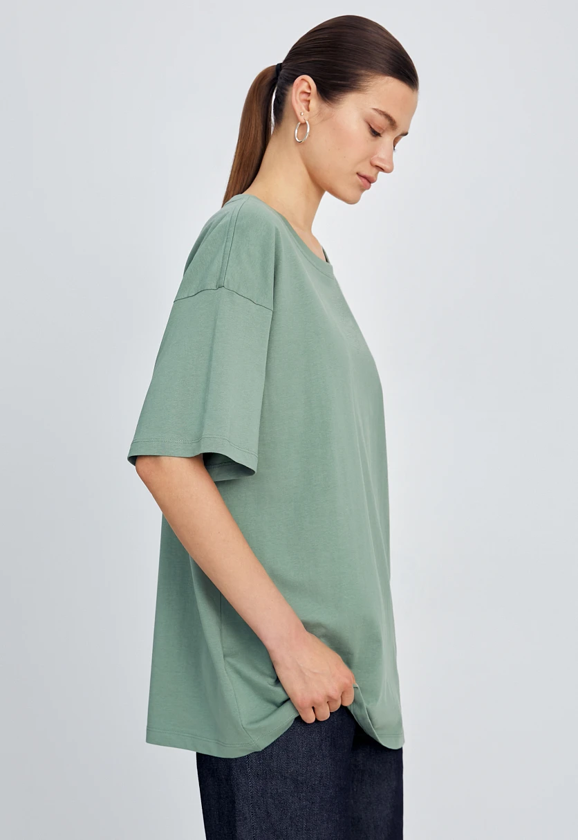 Футболка oversize силуэта, Модель BAS-100107, Фото №4