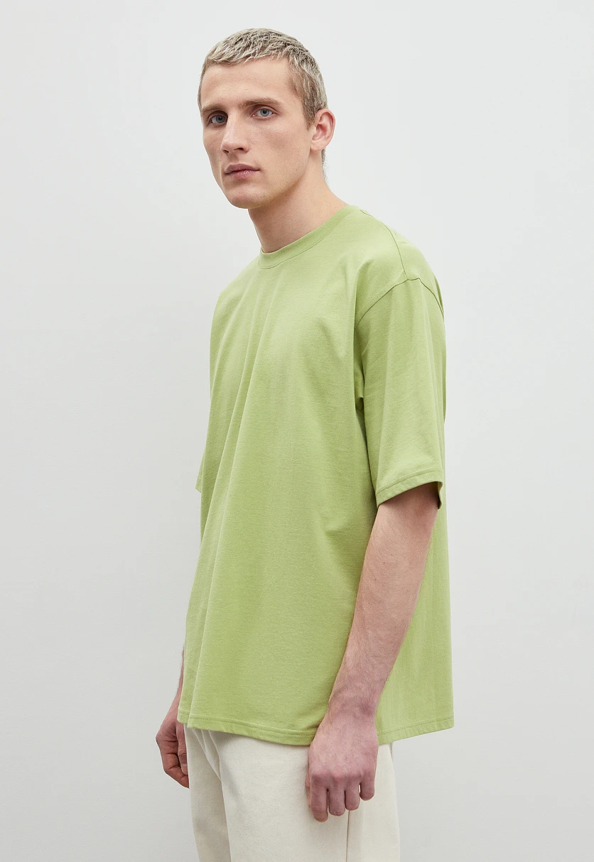 Футболка oversize силуэта из хлопка, Модель BAS-20076, Фото №4
