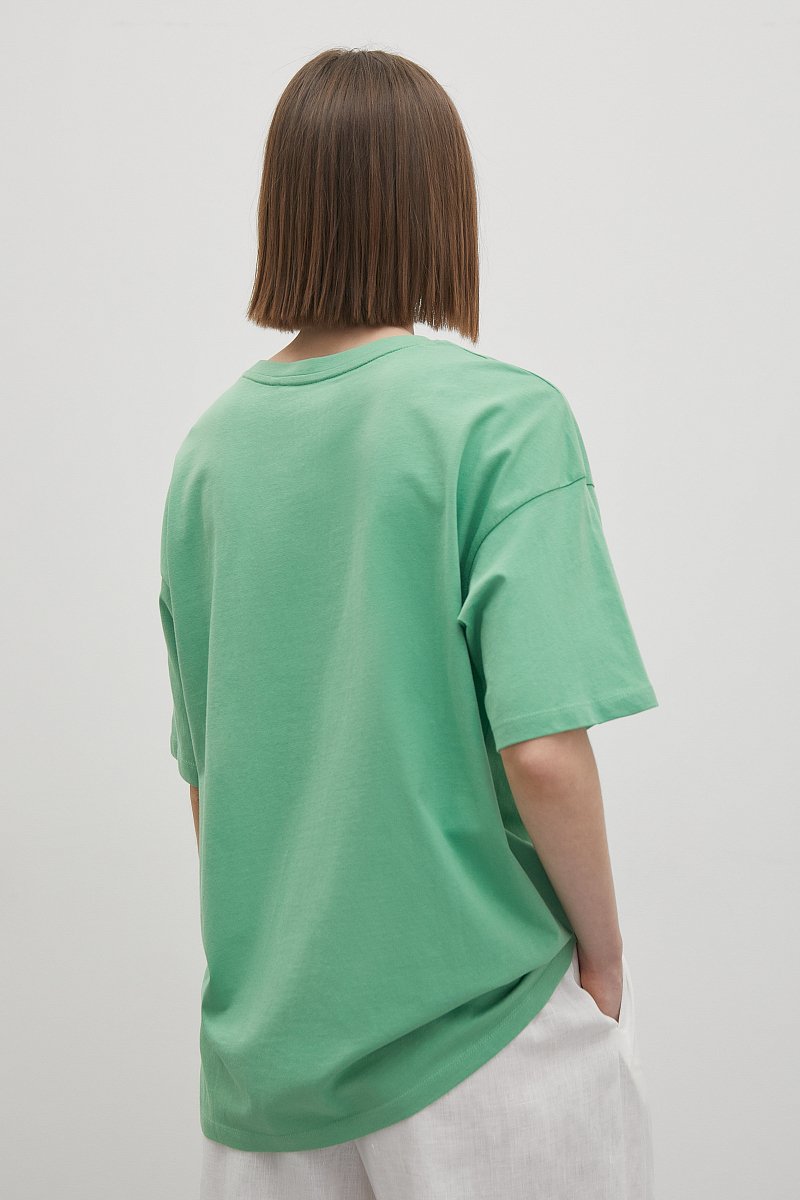 Футболка oversize силуэта, Модель BAS-100107, Фото №5