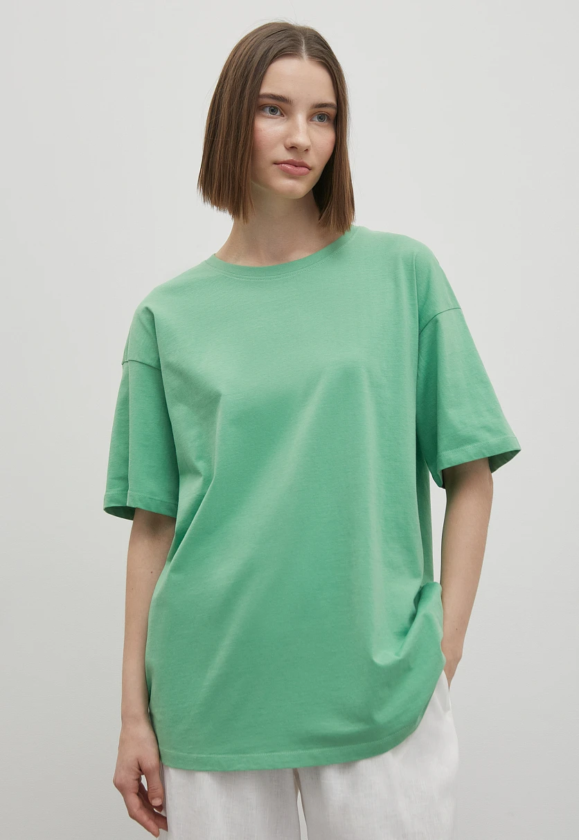 Футболка oversize силуэта, Модель BAS-100107, Фото №1