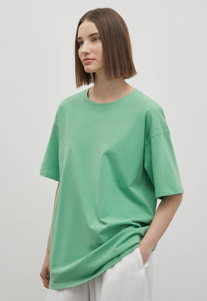 Футболка oversize силуэта, Модель BAS-100107, Фото №4