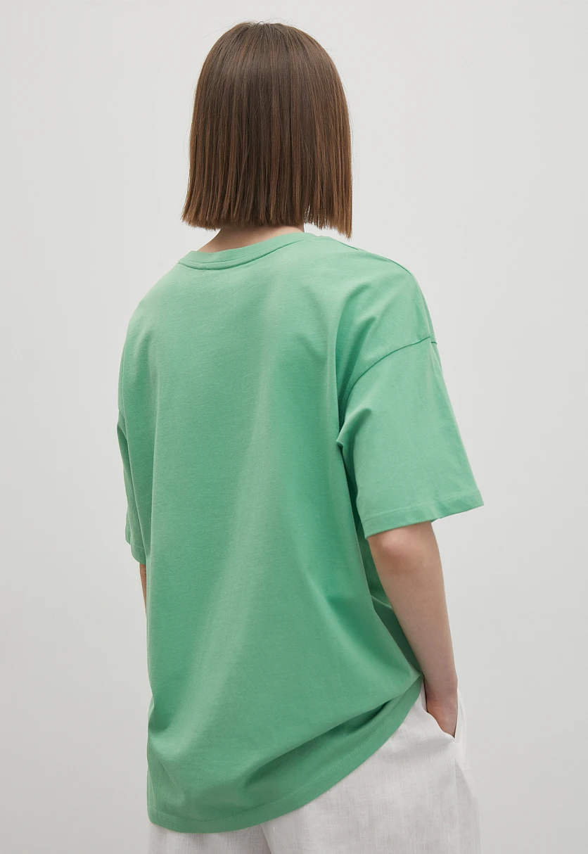 Футболка oversize силуэта, Модель BAS-100107, Фото №5