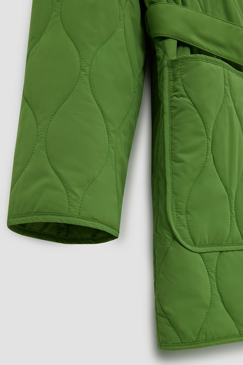 Куртка утепленная с поясом, Модель BAS-100117, Фото №7