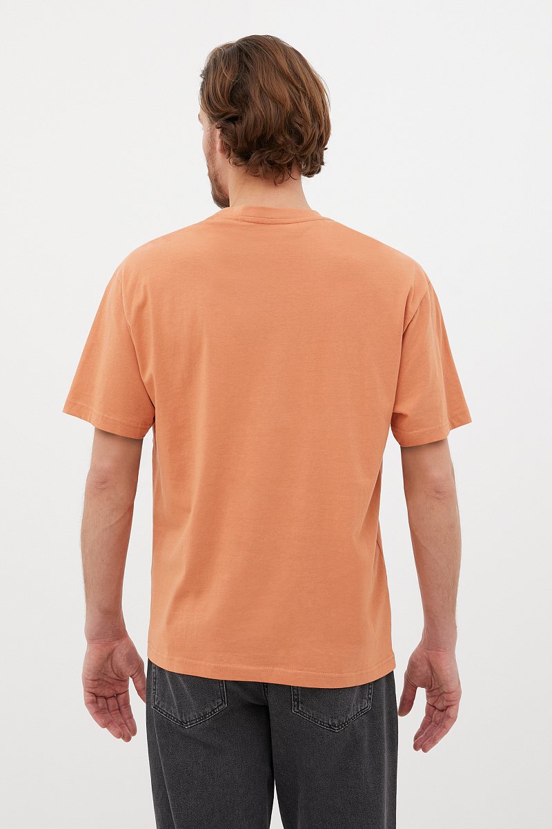 Базовая футболка из хлопка, Модель BAS-20033, Фото №4