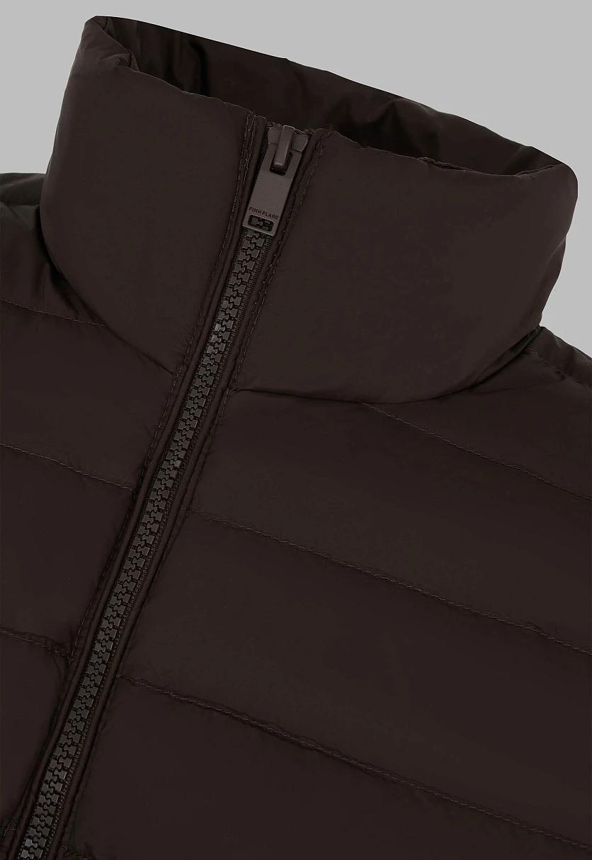 Стеганый пуховый жилет, Модель BAS-10073, Фото №5