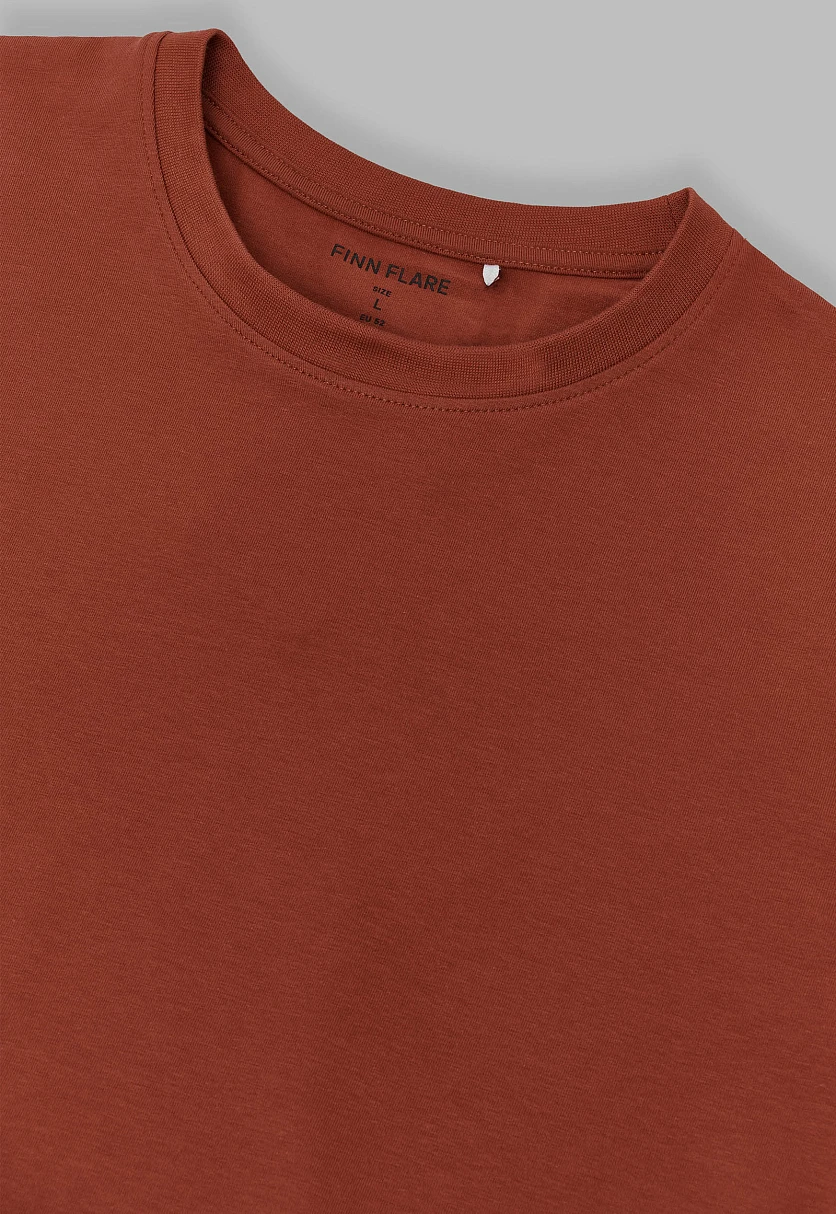 Футболка облегающего кроя из джерси, Модель BAS-200162, Фото №6