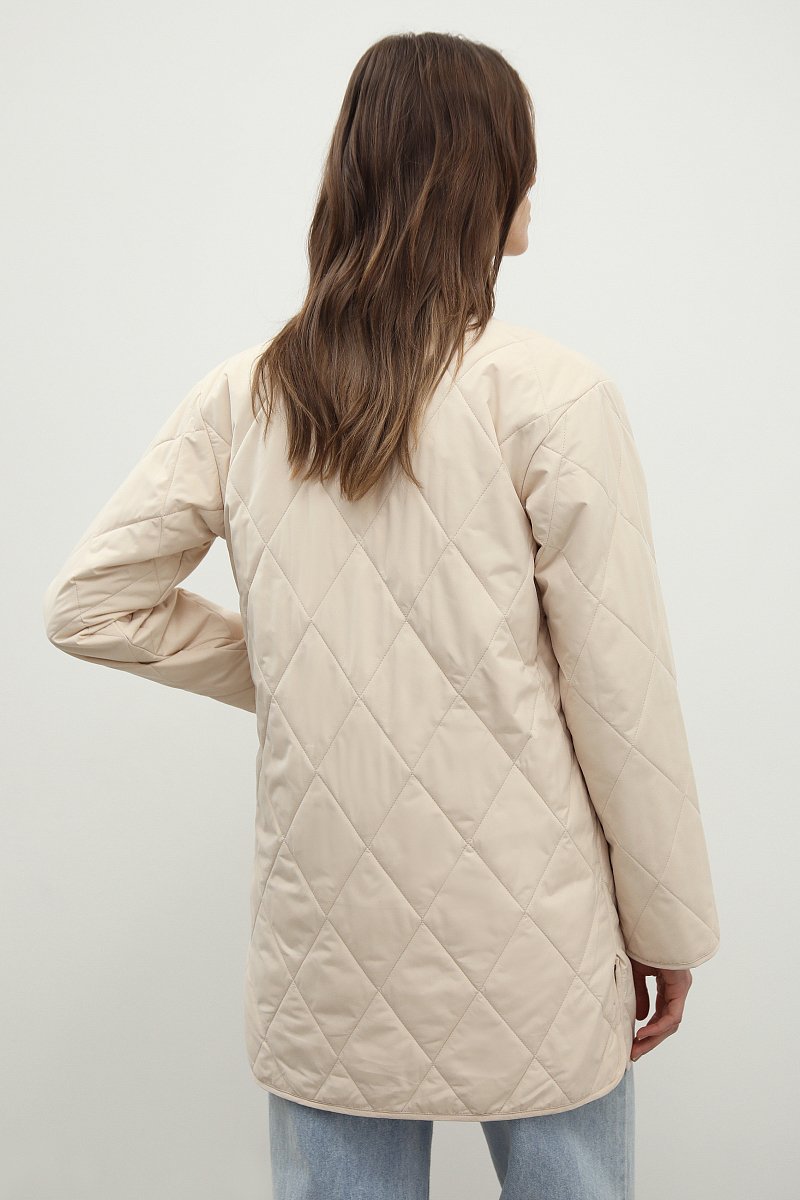 Утепленное стеганое пальто, Модель BAS-10089, Фото №5